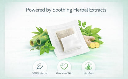 Herbal Detox Foot patch - Bamboo Vinegar and Acupoint Micro-Massage Technology (pack of 2)