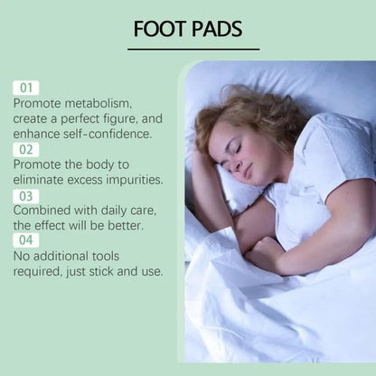 Herbal Detox Foot patch - Bamboo Vinegar and Acupoint Micro-Massage Technology (pack of 2)
