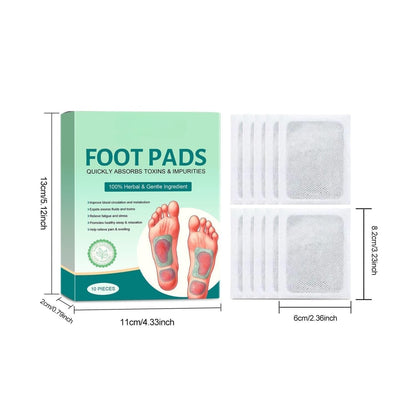 Herbal Detox Foot patch - Bamboo Vinegar and Acupoint Micro-Massage Technology (pack of 2)