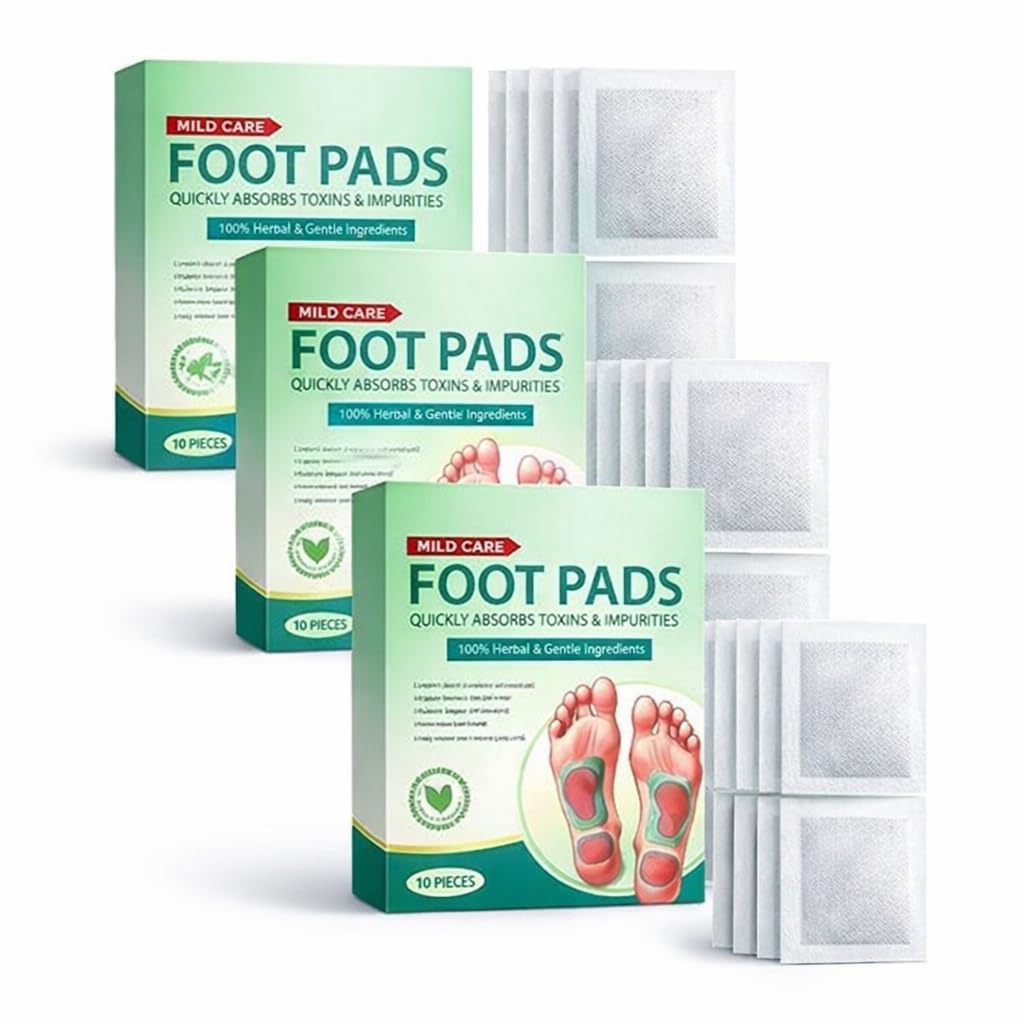 Herbal Detox Foot patch - Bamboo Vinegar and Acupoint Micro-Massage Technology (pack of 2)