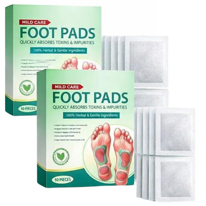 Herbal Detox Foot patch - Bamboo Vinegar and Acupoint Micro-Massage Technology (pack of 2)
