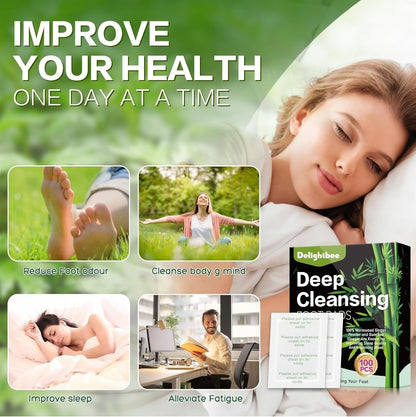 Deep Cleansing Foot Patches for Detox & Relaxation (PACK of 10)