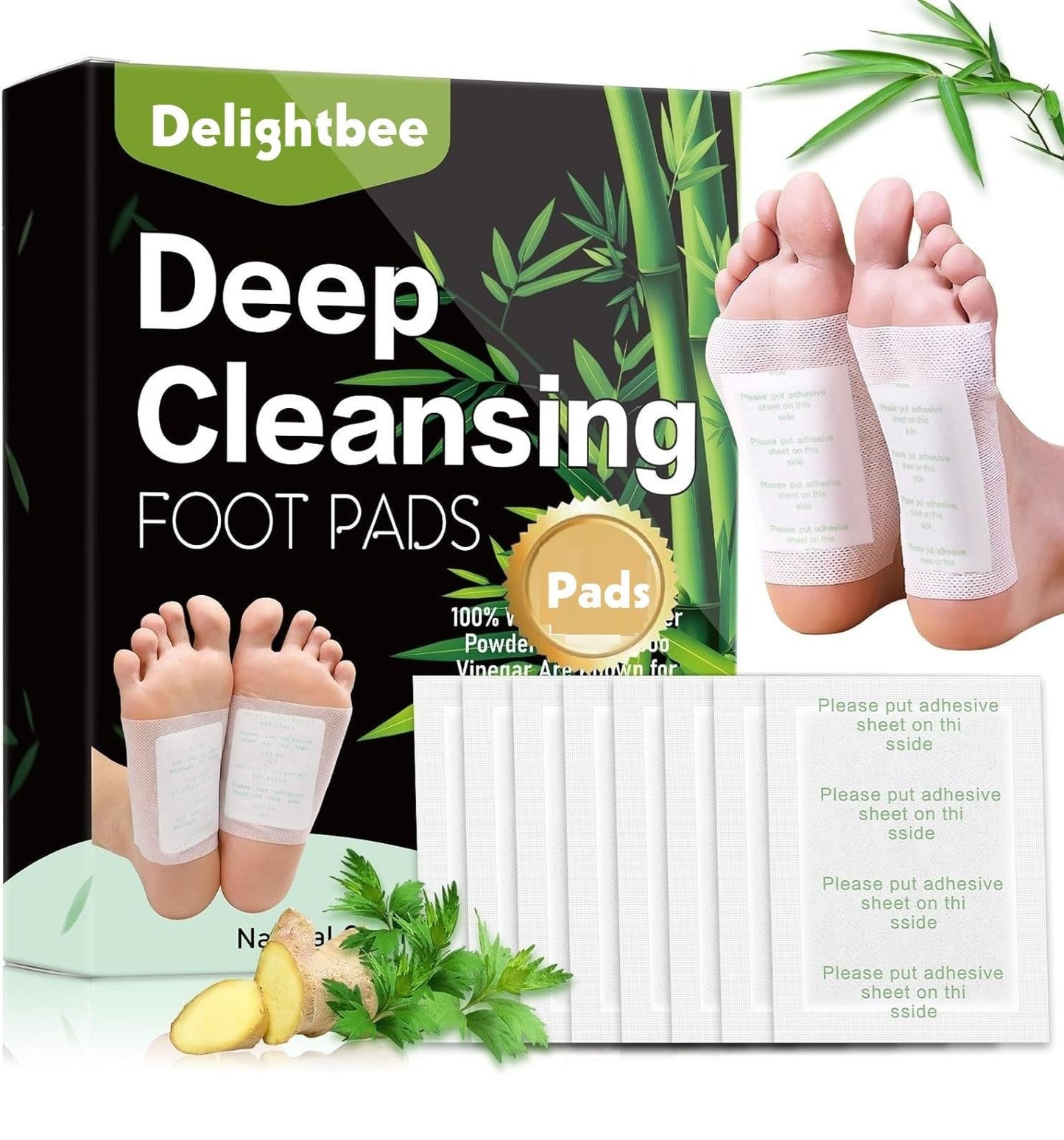 Deep Cleansing Foot Patches for Detox & Relaxation (PACK of 10)