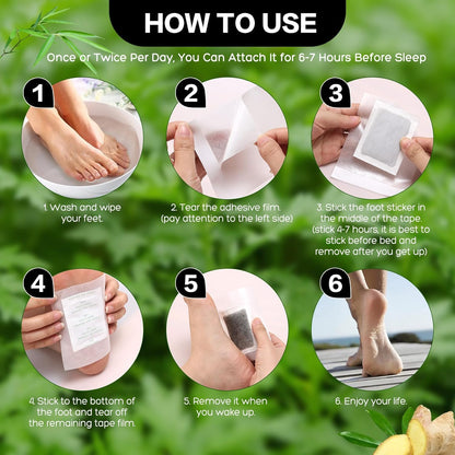 Deep Cleansing Foot Patches for Detox & Relaxation (PACK of 10)