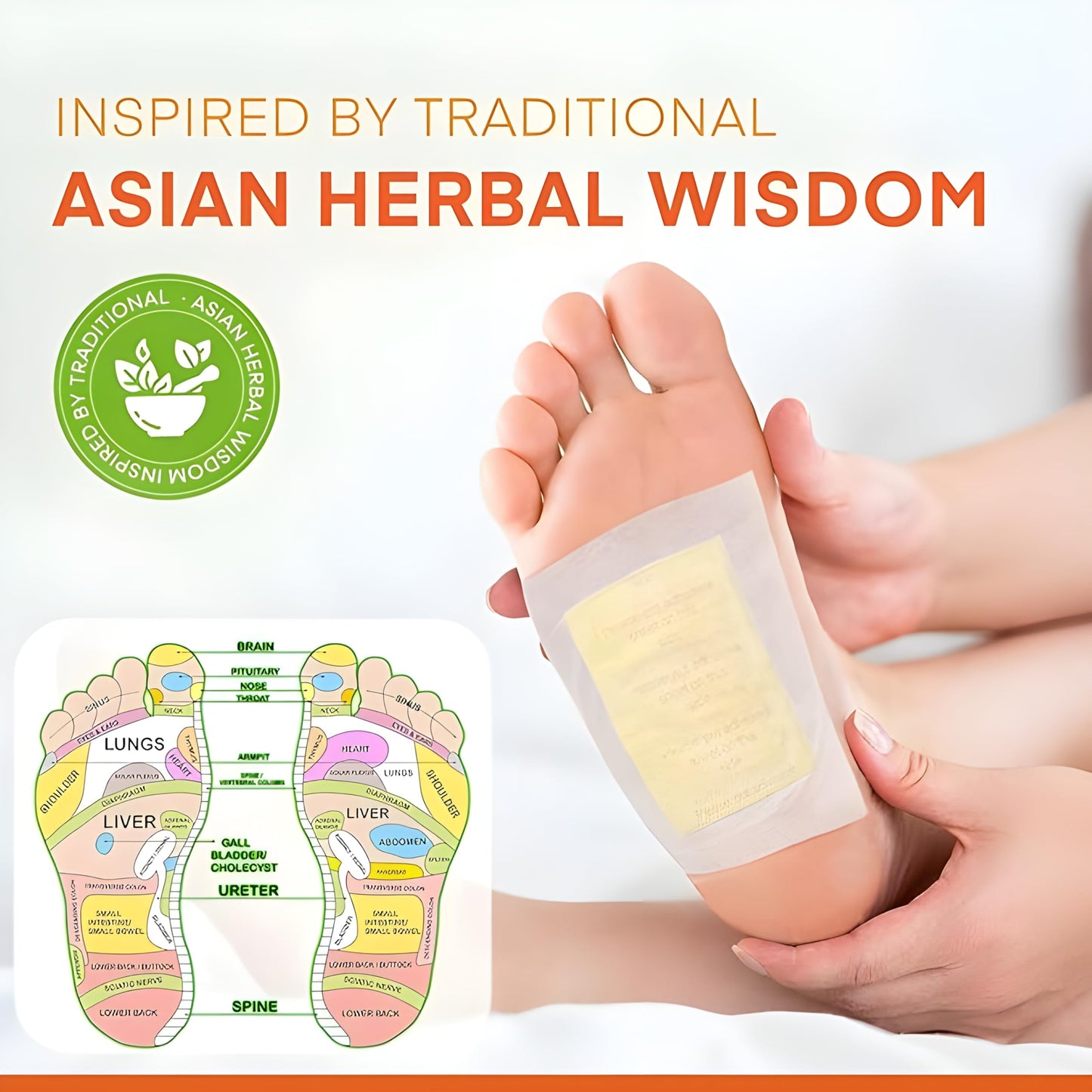 Bee Venom Detox Foot Patches - Lymphatic Drainage And Toxin Cleansing Pads (40 Pcs - Pack Of 4)