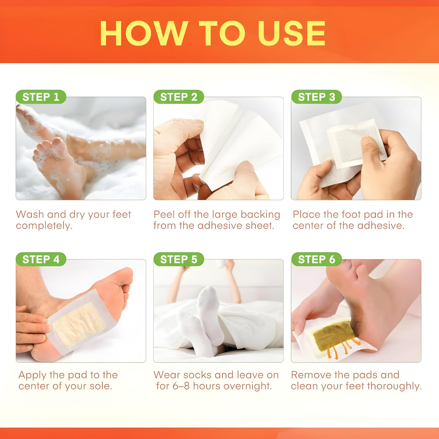 Bee Venom Detox Foot Patches - Lymphatic Drainage And Toxin Cleansing Pads (40 Pcs - Pack Of 4)